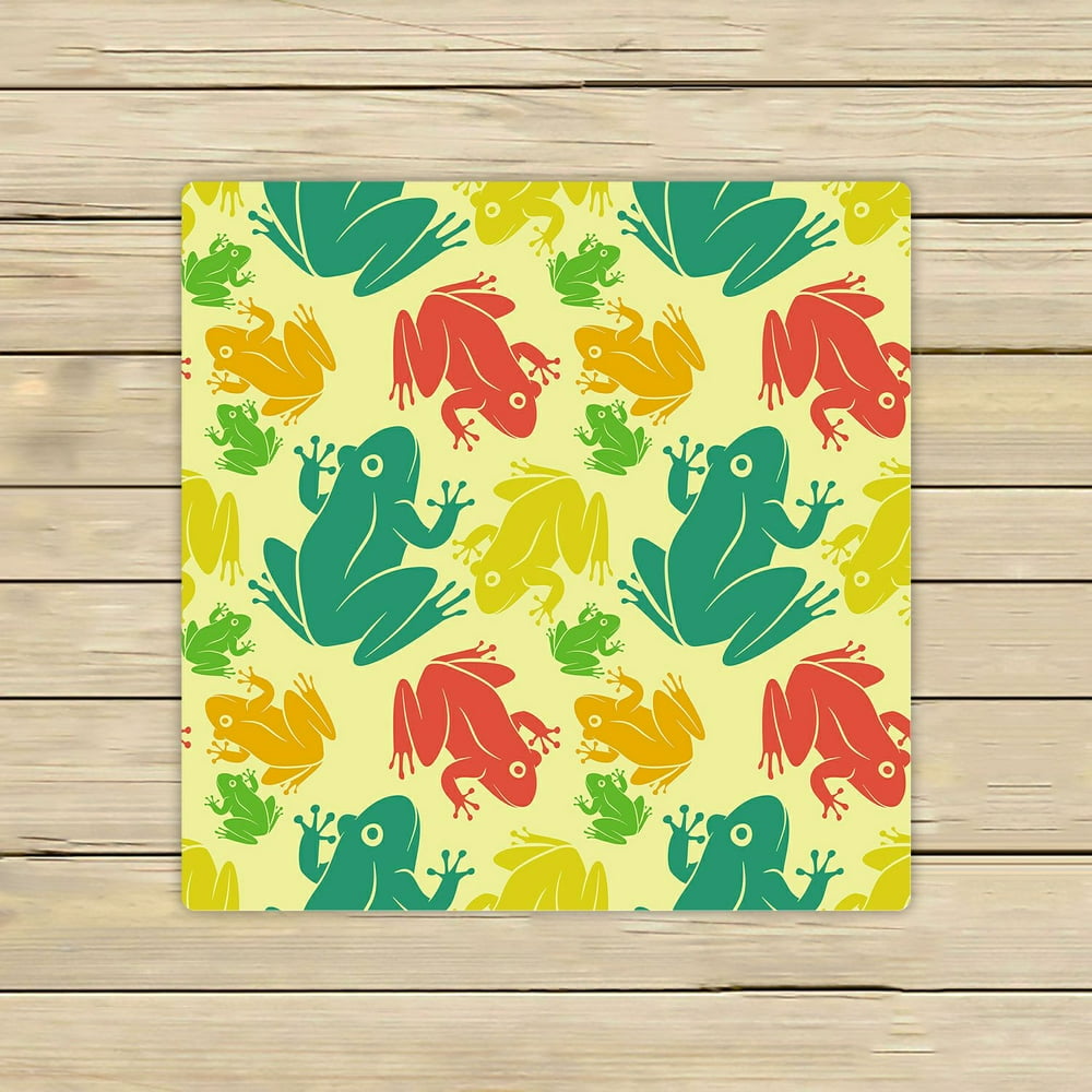 ABPHQTO Pattern Of Frogs Towels Beach Bath Pool Sprot Travel Hand Spa