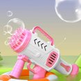 thumbnail image 3 of 37 agujeros automático Bubble Maker niños al aire libre máquina de burbujas eléctrica juguetes para niños niñas regalo de cumpleaños Wmkox8yii shdjk6705, 3 of 5