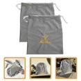 thumbnail image 4 of 2pcs Hair Dryer Storage Bags Drawstring Storage Bag Hair Blower Pouch Travel Hair Dryer Bag, 4 of 4