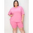 thumbnail image 5 of SET Basic Bae Full Size V-Neck Drop Shoulder Top and Shorts Set, 5 of 11