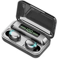 thumbnail image 1 of Auriculares inalámbricos, auriculares inalámbricos Bluetooth, sonido estéreo de alta fidelidad con tiempo de reproducción 220H, 1 of 5