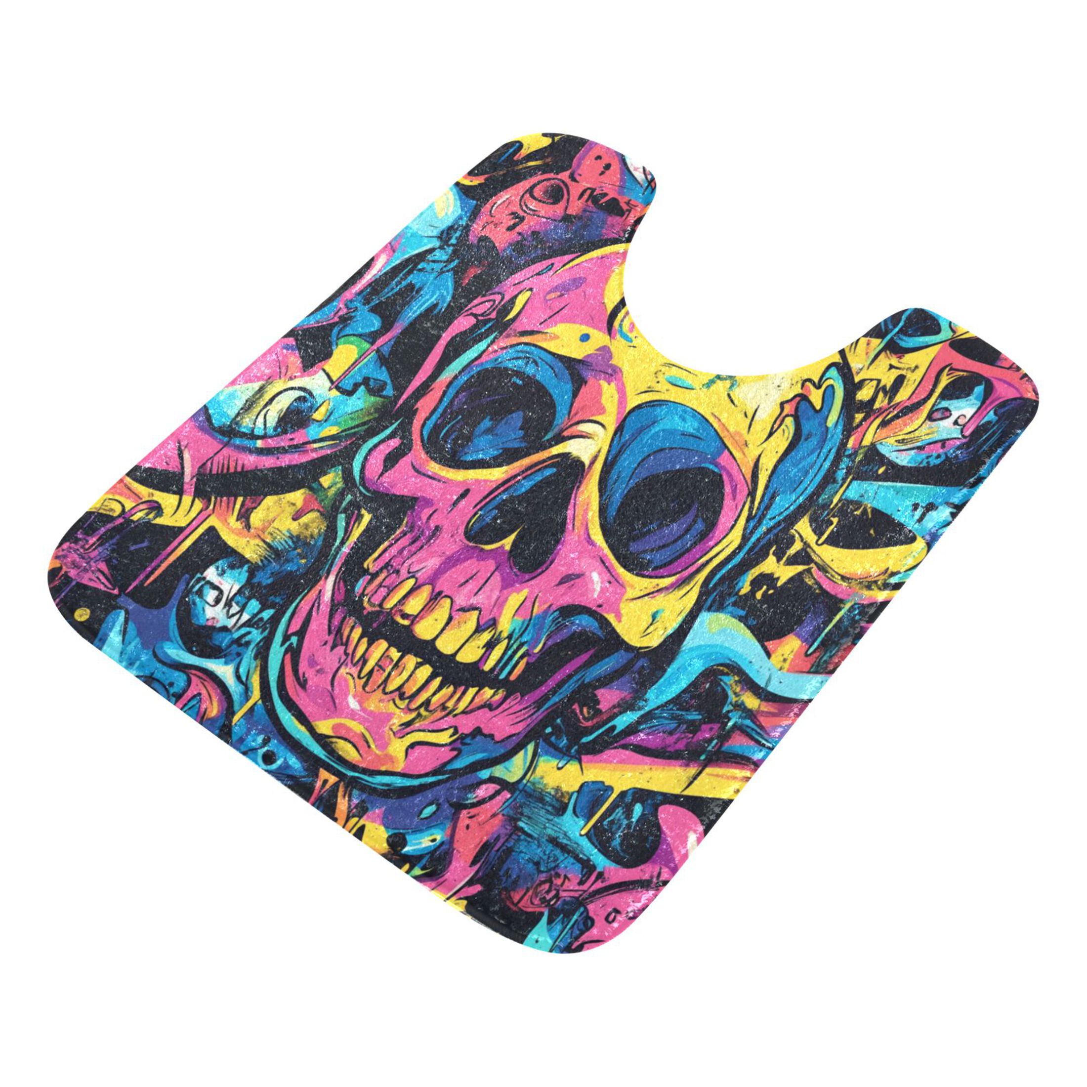 RMDQTR 2PCs Bathroom Rugs Set Plush Toilet Base Mat 16" × 24" Bath Mat and 20" × 24" U Shape Soft Rugs Non Slip Absorbent