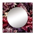 thumbnail image 2 of Designart "Grand Regency Damask IV" floral Square Mirror Wall Decor Cottage - Large Pink Square Bathroom Mirror - Square Printed Wall Mirror Art, 2 of 5