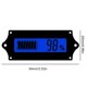 thumbnail image 1 of Indicador de batería universal Pantalla LCD Monitor de capacidad de las baterías (Azul) Ndcxsfigh Para estrenar, 1 of 9