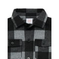 thumbnail image 2 of Wonder Nation Toddler Boys' Plaid Shacket with Long Sleeves, Sizes 12M-5T, 2 of 6