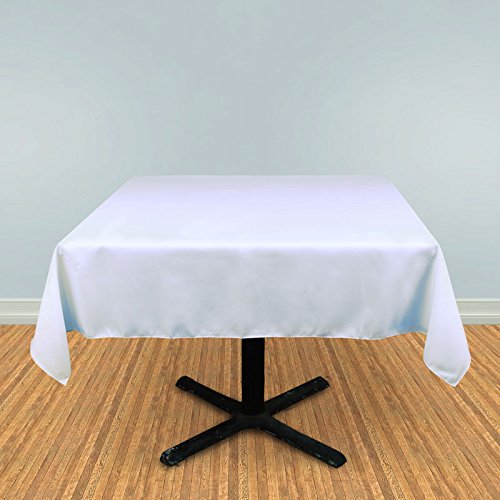 Simplypoly Tablecloth Square 54 Square White Walmart Com Walmart Com