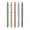 Morandi, variant on Wrapables Smooth Retractable Black Ink Gel Pens, 0.5mm Fine Point, for Home Office Work (Set of 5), Oceanic
