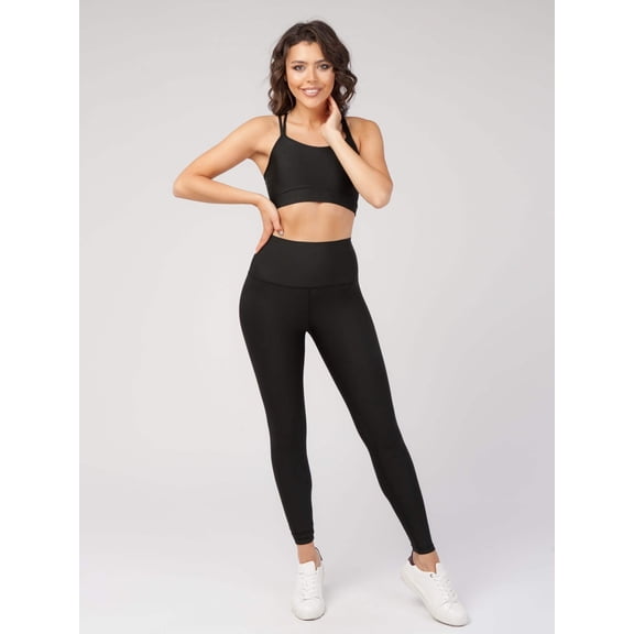 Women’s High Waist Tummy Control Leggings, Moisture Wicking Activewear
