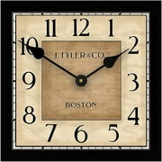 Waterford Square Wall Clock| Beautiful Color, Silent Mechanism, Made in USA