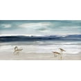 thumbnail image 2 of Swatland, Sally 14x9 White Modern Wood Framed Museum Art Print Titled - Sandpiper Bay, 2 of 4