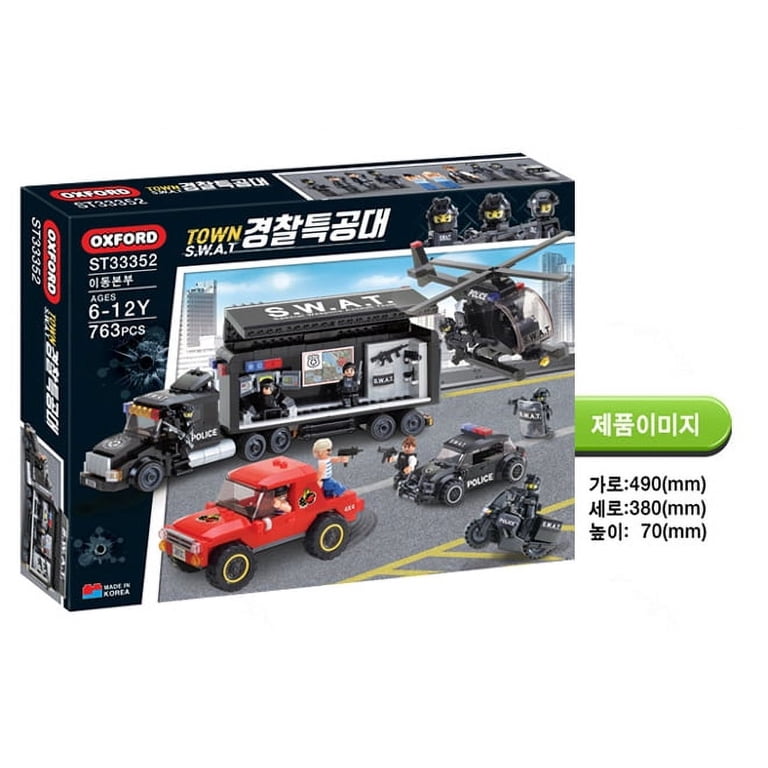 OXFORD SWAT Mobile HQ Building Block Set, 763 Pieces, Town Series