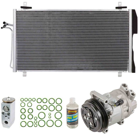 For Nissan 350Z 2003 2004 2005 A/C Kit w/ AC Compressor Condenser & Drier - BuyAutoParts
