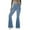 Light Blue-01, variant on REALiKUN Jeans for Women High Waisted Stretchy Flare Jeans Pull On Crossover Wide Leg Flared Pants with Pockets