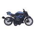 thumbnail image 3 of Modelo de motocicleta 1:12, adornos de juguete para niños, aleación de simulación, modelo de motocicleta extraíble, azul, 3 of 5