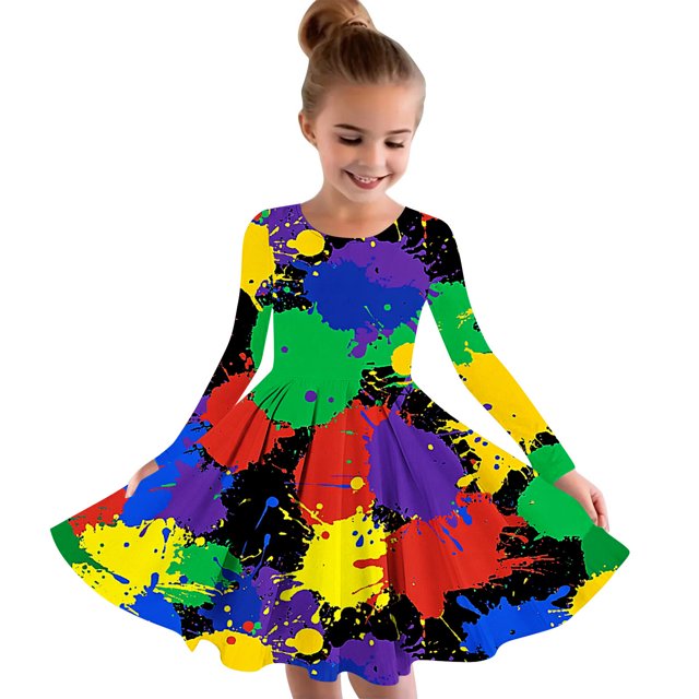 LOVZFMLL Robe d'Été à Manches Courtes Col Rond Couleur Unie