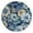 Pioneer Flower Floral-1, variant on Pioneer Flower Floral Print Pattern Round Fitted Tablecloth with Elastic Edge,Dining Table Cover Waterproof,Outdoor Round Tablecloth for Camping,Dining,Indoor and Outdoor