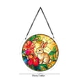 thumbnail image 3 of Guodhu Acrylic Puzzle Sun Catcher Rabbit Shape Window Hanging Suncatcher Rainbow Maker Mixed Material 100 Pieces Craft Kit for Kids Adults(multicolour Q), 3 of 7