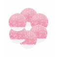 thumbnail image 7 of 13 Inch Round Placemats Set of 6, Pink Snowflakes Christmas Non Slip Heat Insulation PP Table Mats, Winter Holiday Xmas Snowflake Washable Place Mats for Kitchen Dining Party Table Decor, 7 of 7