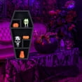 thumbnail image 4 of Shengyu Black Gothic Style Coffin Storage Rack - Gift For Halloween Enthusiasts Long Term And Durability 1Set, 4 of 6