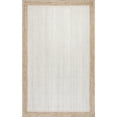 thumbnail image 2 of nuLOOM Eleonora Casual Jute White 7' 6" x 9' 6" Farmhouse Area Rug, 2 of 9