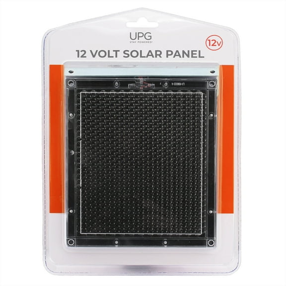 Solar Panel - Universal Power Group 12V Solar Panel for Outdoor Charging, Hunting Feeders, Game Cameras, Hunting