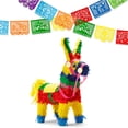 thumbnail image 6 of unbranded 3 Sets  Party Decorative Banner Hanging Paper-cut Flowers Decorations Plastic Mexican Party Banner (Colorful), 6 of 8