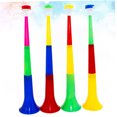 thumbnail image 4 of OUNONA 10Pcs Assorted Color Plastic Telescopic Trumpet Props with Double Protection, 4 of 8