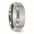 thumbnail image 4 of Titanium 8mm Wedding Band Ring Man  For Dad Mens  For Him, 4 of 10