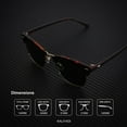 thumbnail image 4 of YIXIGGC Polarized Sunglasses for Men and Women Semi-Rimless Frame Driving Sun glasses UV Blocking DYF329-1502, 4 of 6