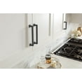 thumbnail image 2 of Amerock Lintel 6-5/16 inch (160mm) Center-to-Center Matte Black Cabinet Pull, 2 of 7