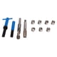 thumbnail image 1 of Kit De Reparación De Roscas, Acero De Alta Velocidad Con Caja De Almacenamiento, Herramientas De Reroscado Automotriz Para Restaurar Roscas Desgastadas, 1 of 7