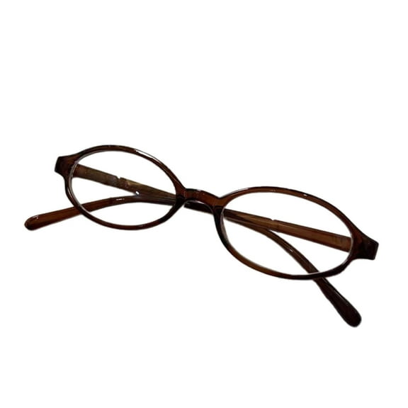 Harajuku Glasses with Oval Frame Carnival Lens Glasses for Teens