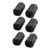 Unique Bargains 6Pcs 9mm Dia USB Cable Noise Magnet Ferrite Core Wire Clip Black