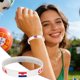 thumbnail image 1 of Bandera Mundial de Fútbol 2026 Pulsera de silicona para aficionados USA Canadá México Regalo de recuerdo, 1 of 6