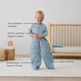 thumbnail image 4 of ergoPouch 2.5 TOG Baby Sleep Sack – 100% Organic Cotton Baby Sleep Suit Bag for Cozy Baby’s Night – Our Sleeping Bag for Kids converts to Sleep Suit with Legs, Baby Blanket (Dragonflies, 2-4 years), 4 of 4