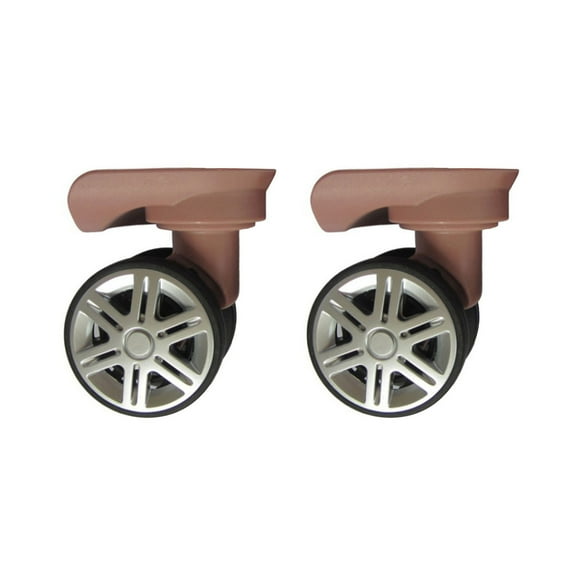 Jkung 1 Pair Universal Replacement Wheels Low Double-Row Large Size Trolley Case Luggage Wheel Repair Travel Suitcase Parts Accessories Wheel