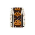 thumbnail image 2 of Yhmxh Halloween Table Runner, Spooky Black Crow/Jack-O'-Lantern Print Table Runner, Linen Halloween Table Decor, Gothic Tablecloth for Fall Dinner, Halloween Party and Gothic Home Decoration, 2 of 6