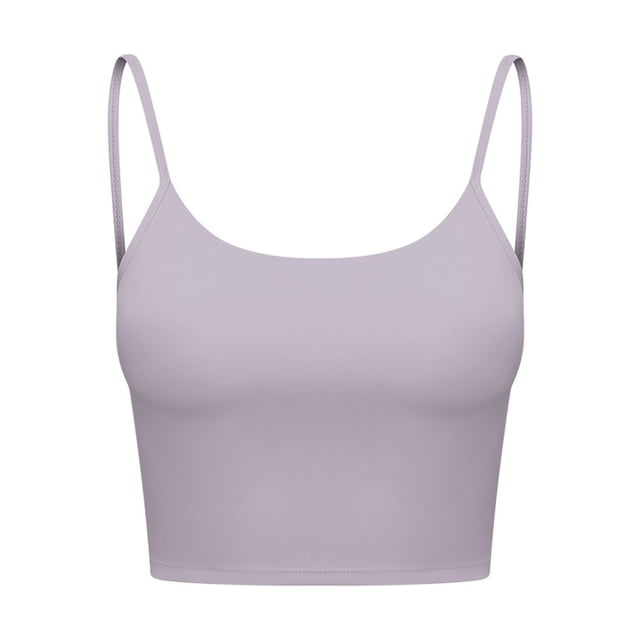 Eigraketly Camiseta sin mangas Sujetador deportivo Chaleco de fitness Lavable Accesorios de gimnasio Ropa para correr Comodidad Sexy Halter Tops Equipo de Uniforme atlético Gris ocho Eigraketly OD029032-04
