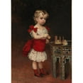 thumbnail image 2 of Albert Edelfelt 11x14 Black Ornate Wood Framed Double Matted Museum Art Print Titled: Grand Duke Andrei Vladimirovich as a Child (1881), 2 of 5