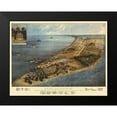 thumbnail image 2 of Everett 18x15 Black Modern Framed Museum Art Print Titled - Point Lookout Maryland - Everett 1863, 2 of 5