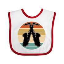 Inktastic Saxophone Music Vintage Band Boys or Girls Baby Bib