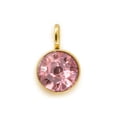 thumbnail image 1 of Qarigey Piedra de nacimiento, diamantes de imitación, aleación de Metal, cuentas doradas, joyería, accesorios DIY, collar, pendientes, Ropa, zapatos y accesorios Miscelánea rosado, 1 of 6