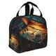 thumbnail image 2 of Easygdp Underwater Treasure Chest Bolsa Térmica Premium - Tela Oxford Impermeable, Gran Capacidad, Bolsillo Frontal, Unisex para Trabajo, Escuela, Actividades al Aire Libre y Picnics, 2 of 8