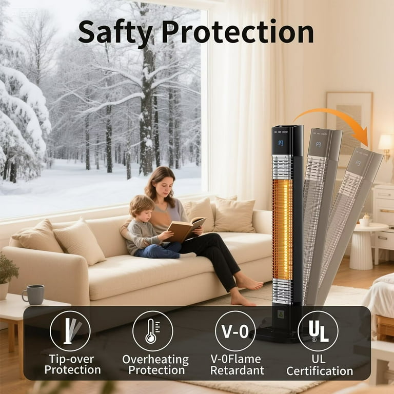 Electric Outdoor Patio Heater, 30