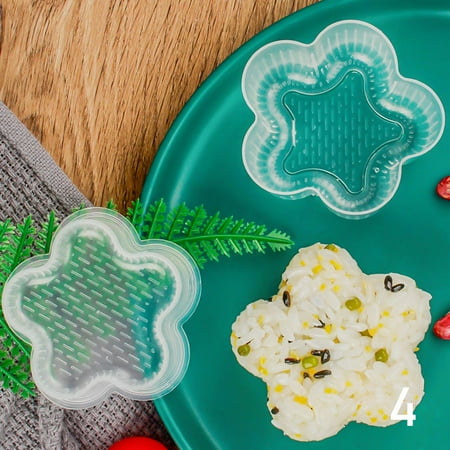 

DIY 6 Shapes Lunch Box Decoration Kitchen Gadgets Sushi Rice Mold Sandwich Maker Cooking Tools Sushi Mould 4