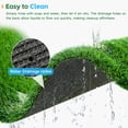 thumbnail image 4 of TrumanPick Artificial Grass Turf 6.5 x 10 Ft Waterproof Fake Grass Rug Indoor Outdoor Garden Lawn Mat Fake Grass Rug for Pets, 0.4"H, 4 of 10