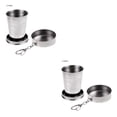 thumbnail image 1 of Advancent Taza de agua plegable de acero inoxidable, taza plegable para acampar, suministros para beber al aire libre Type2 NO2 Advancent CBP231132, 1 of 6