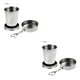 thumbnail image 4 of Greeniant Taza de agua plegable de acero inoxidable, taza plegable para acampar, suministros para beber al aire libre Type2 NO2 Greeniant CBP231132, 4 of 6