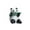 B, variant on Sunxin Hangs 5 Cute Panda Tree Branch Creative 3D Buckle Refrigerator Stickers, 1* Panda 3D Fridge Magnet