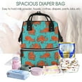 thumbnail image 5 of Fuzoiu Fun Octopus Print Diaper Bag Backpack,Baby Essentials Travel Tote,Multi function Waterproof Diaper Bag, Travel Essentials Baby Bag - Unisex, 5 of 6